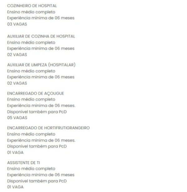 Vagas do SineBahia nesta segunda (13) por Reprodução
