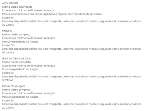 Vagas do SineBahia nesta segunda (13) por Reprodução