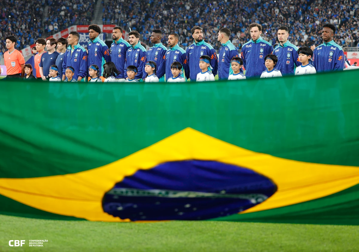 Brasil perdeu para Japão em amistoso por Rafael Ribeiro/CBF