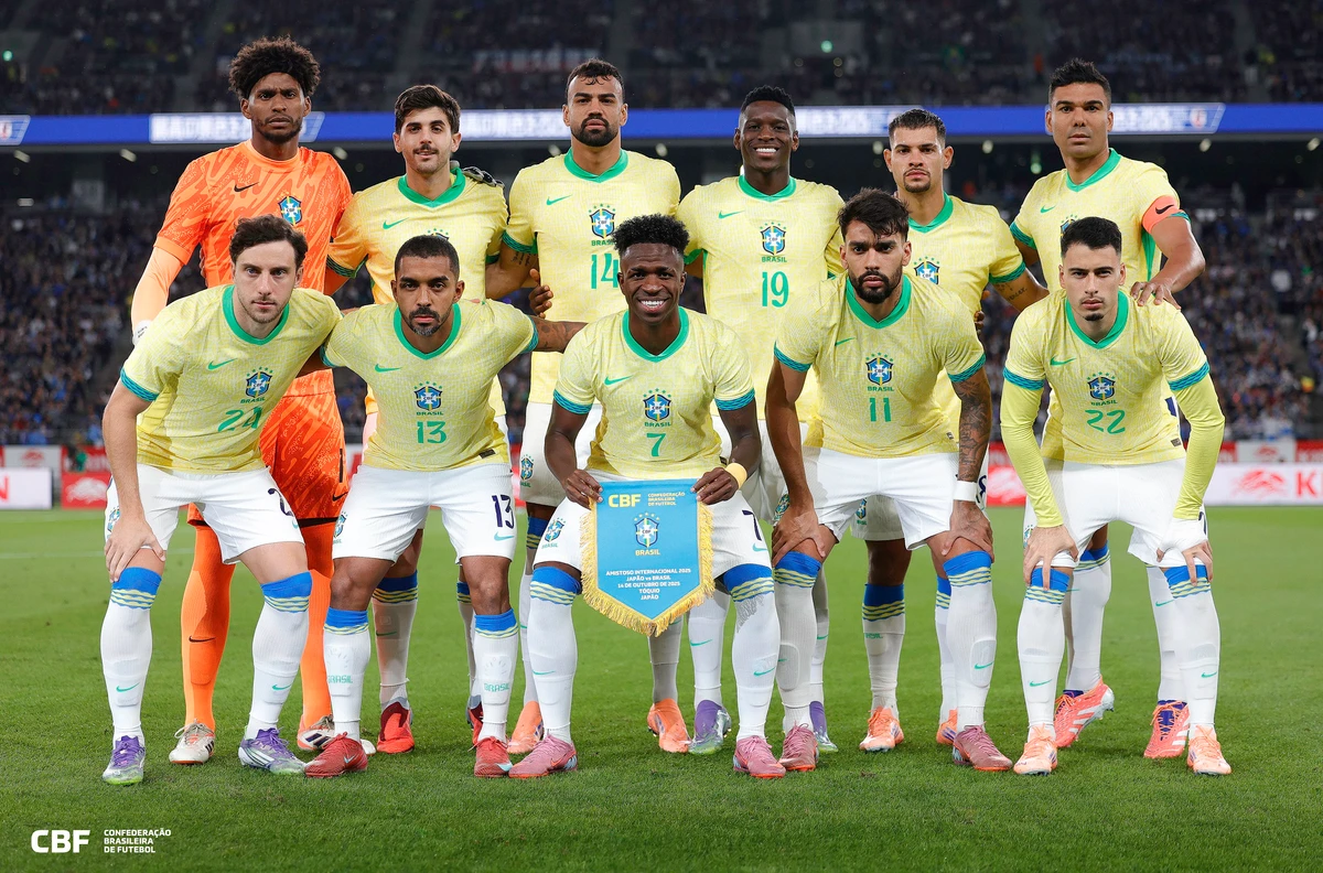 Brasil perdeu para Japão em amistoso por Rafael Ribeiro/CBF