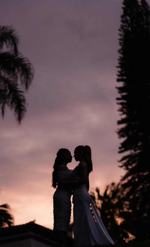 Ensaio pré-wedding de Mari Fernandez e Júlia Ribeiro por Reprodução