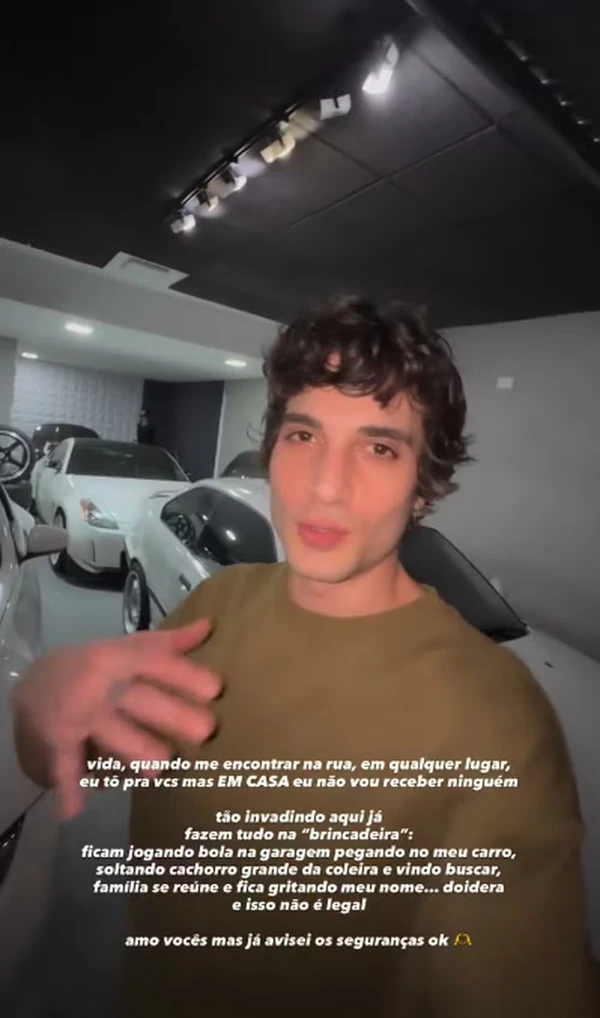 Fiuk reclamou da importunação de vizinhos por Reprodução/Instagram