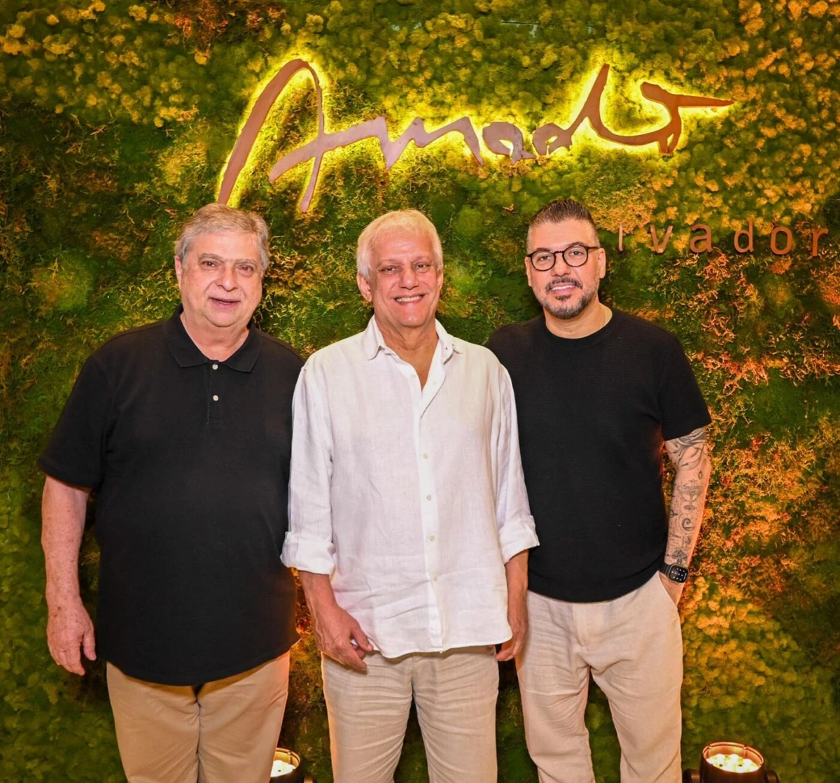 Flávio Machado, Edinho Engel e  Flávio Bandeira