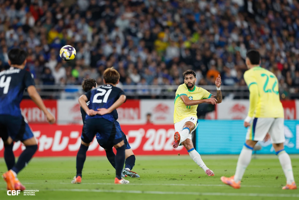 Japão 3x2 Brasil - Amistoso Internacional por Rafael Ribeiro/CBF