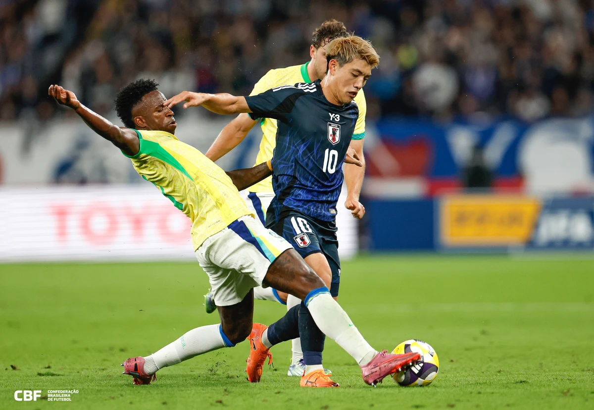 Japão 3x2 Brasil - Amistoso Internacional por Rafael Ribeiro/CBF