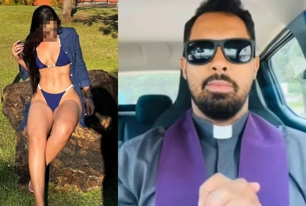 Padre foi flagrado com noiva de fiel por Reprodução