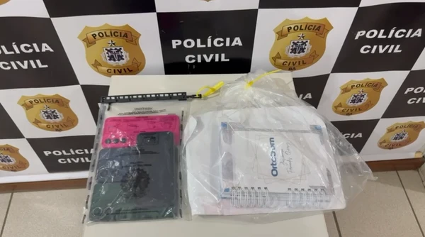 PC cumpriu mandado de prisão na residência da investigada por Reprodução/Polícia Civil
