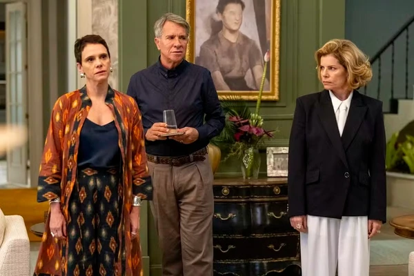 "Vale tudo": Celina (Malu Galli), Eugênio (Luis Salém) e Odete (Debora Bloch)  por Fábio Rocha/Rede Globo