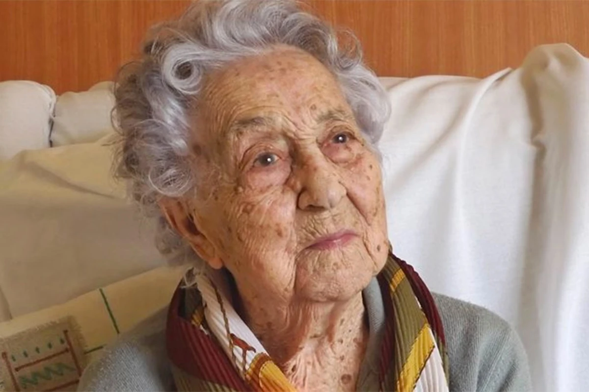 A catalã Maria Branyas por Reprodução
