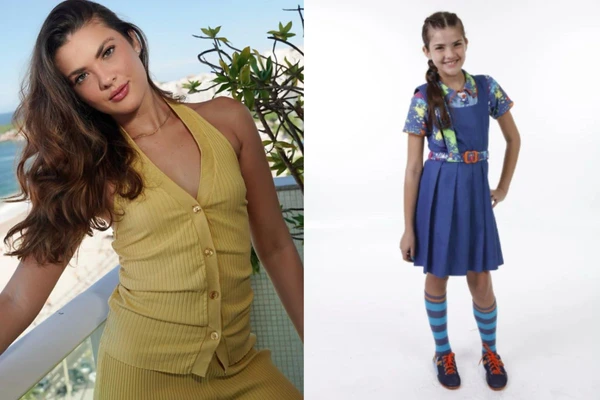 Atualmente com 24 anos, a atriz se divide entre o cinema e a criação de conteúdo digital, mantendo uma base fiel de fãs nas redes por Reprodução (Instagram/SBT)