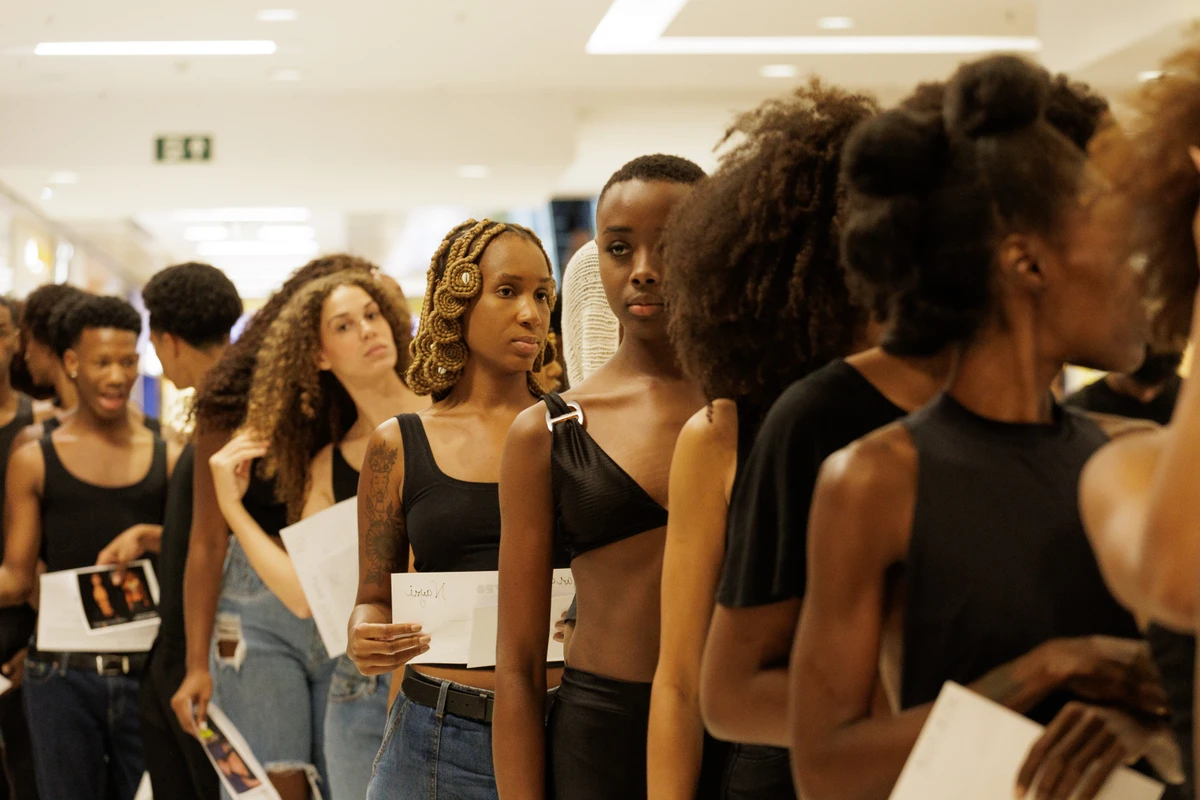 Seletiva de modelos agenciados Afro Fashion Day 2024 por Florian Boccia