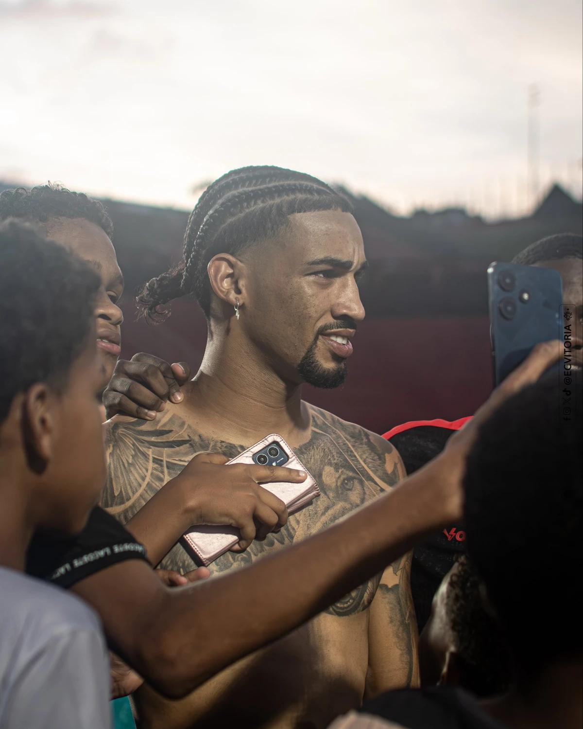 Treino aberto do Vitória antes do Ba-Vi  por Victor Ferreira/EC Vitória