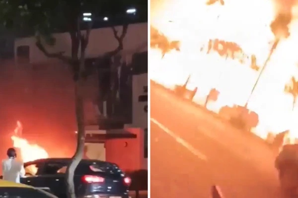 Vídeo registrou momento da explosão 