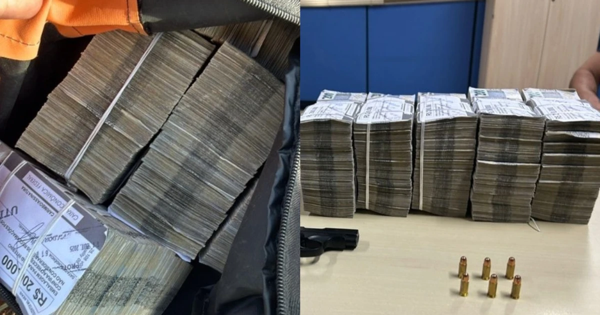 Imagem - Homem é preso após sacar R$ 1 milhão na boca do caixa e carregar em mochila