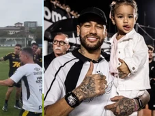 Imagem - Após bolada em Mavie, Neymar 'vinga' filha com sessão de tapas em funcionário
