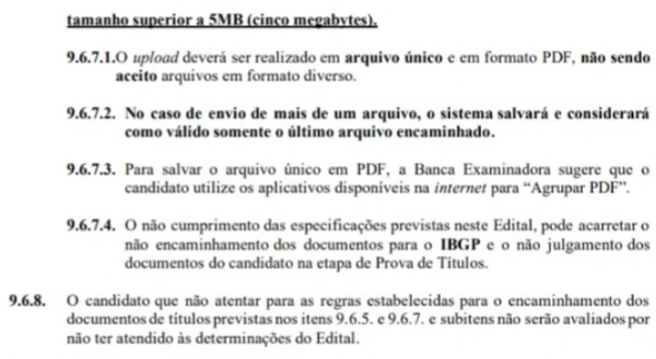Detalhes das vagas do concurso da Prefeitura de Palestina  por Reprodução