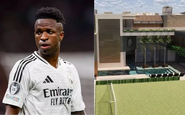  Mansão de R$ 20 milhões de Vini Jr. tem boate subterrânea e abriga Virginia
