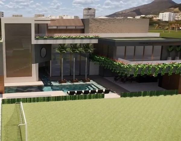 Mansão de Vini Jr. por Reprodução