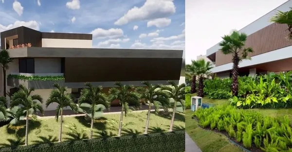 Mansão de Vini Jr. por Reprodução