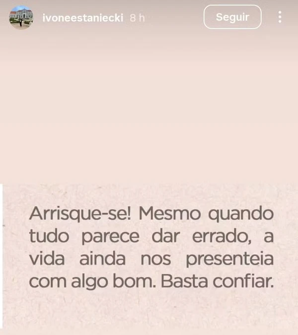  Posts de Ivone Estaniecki, mãe de Tata Estaniecki por Reprodução/Instagram
