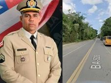Imagem - Sargento da PM, esposa e funcionária morrem após acidente em estrada da Bahia