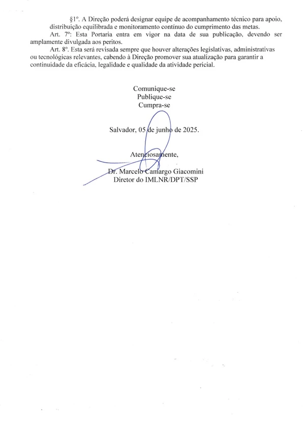 Portaria determina que laudos do DPT sejam concluídos em 10 dias  por Reprodução