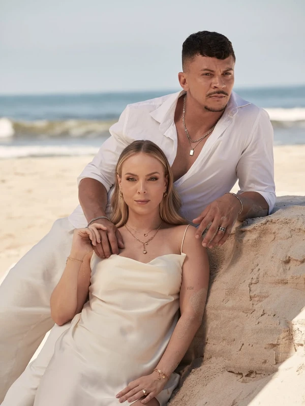 Tata Estaniecki e Júlio Cocielo por Reprodução/Instagram