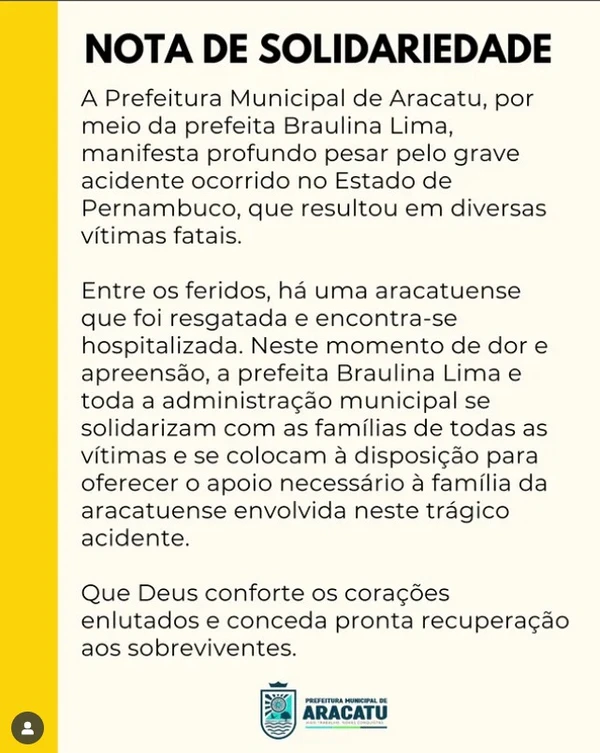 Notas das prefeituras por Reprodução