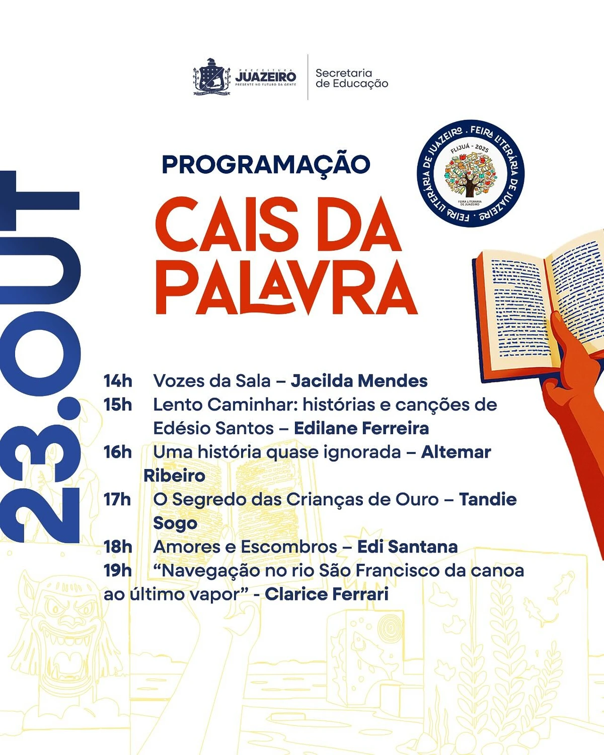 Programação Festival Juá Literária por Reproduçõ/Instagram