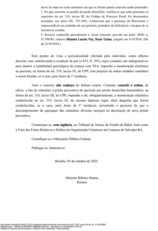 STF quase põe na rua liderança do BDM para cuidar de filho autista   por Reprodução