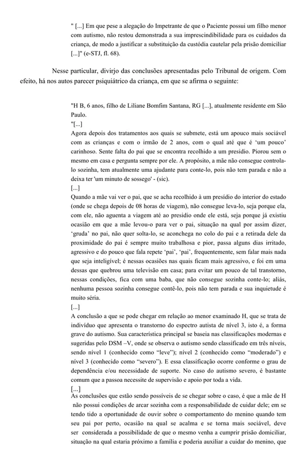 STF quase põe na rua liderança do BDM para cuidar de filho autista   por Reprodução