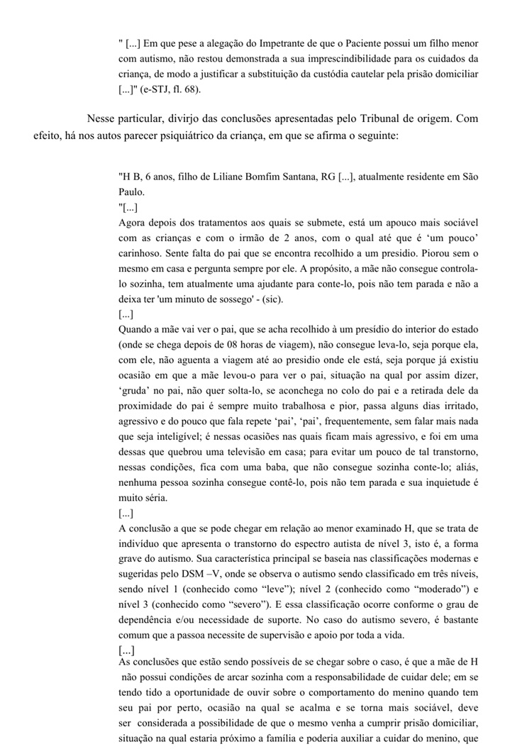 STF quase põe na rua liderança do BDM para cuidar de filho autista   por Reprodução