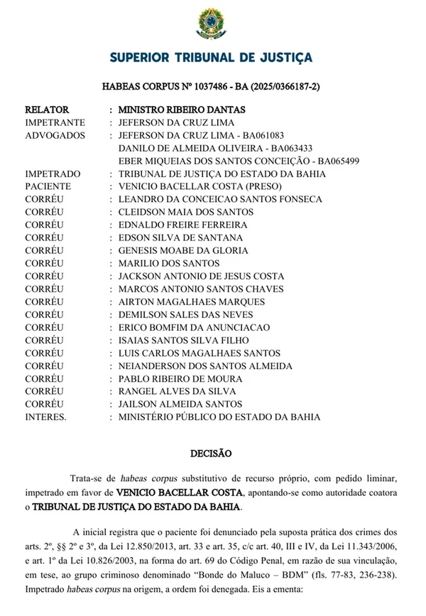 STF quase põe na rua liderança do BDM para cuidar de filho autista   por Reprodução
