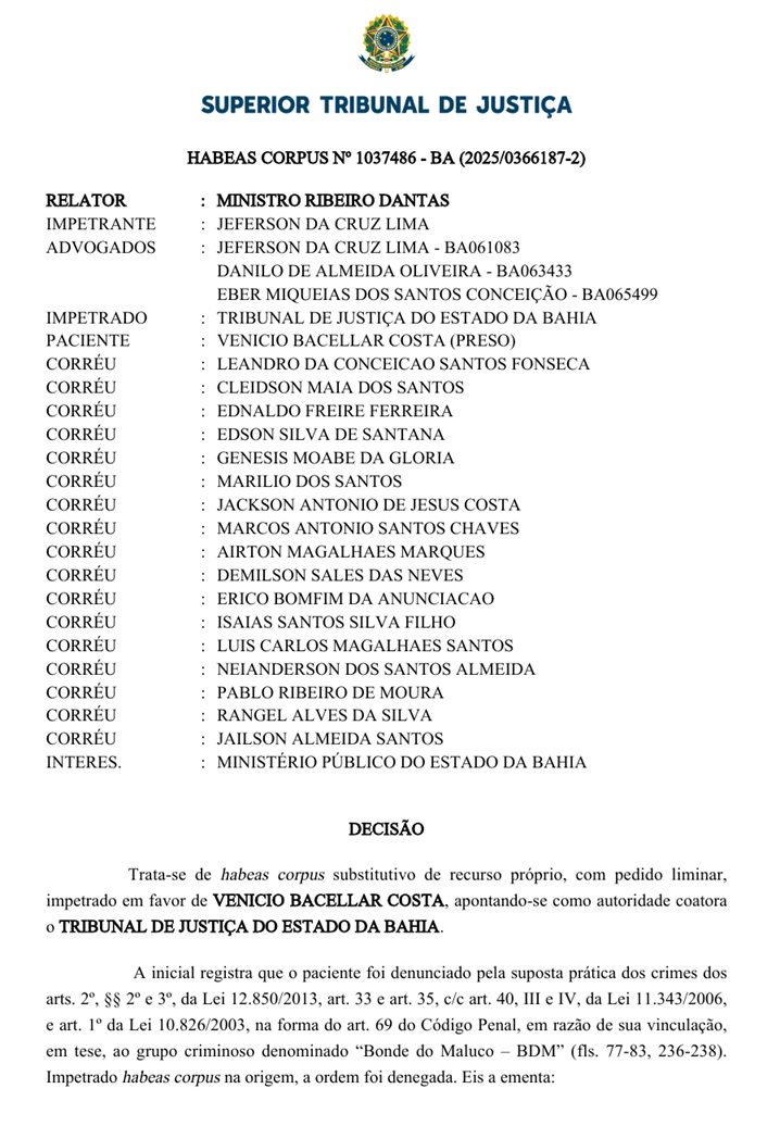 STF quase põe na rua liderança do BDM para cuidar de filho autista   por Reprodução