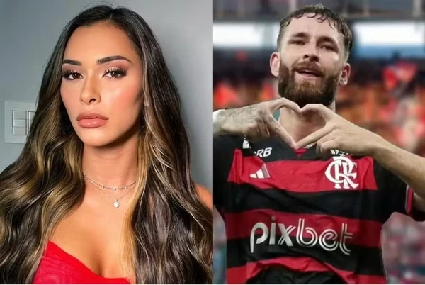 Tainá Militão e Léo Pereira