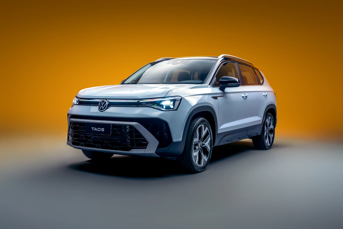 Rival do Compass e do Corolla Cross, o VW Taos que ficou com a dianteira mais robusta