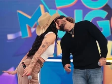 Imagem - Ana Castela e Zé Felipe se beijam em rede nacional: 'estamos nos conhecendo'