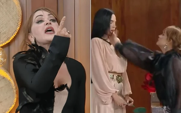 Gaby Spanic deu tapa em Tamires