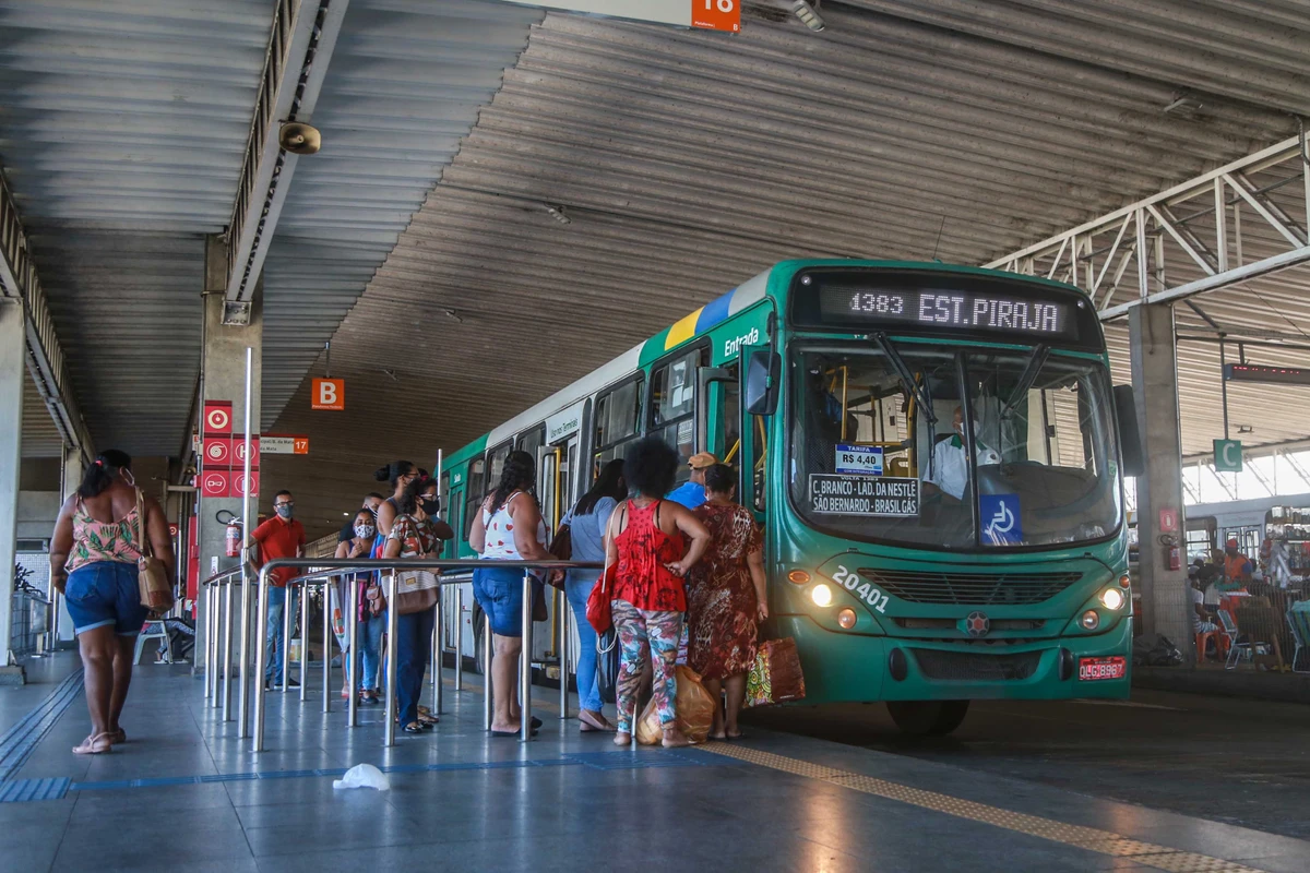 Acidente aconteceu no terminal da estação Pirajá