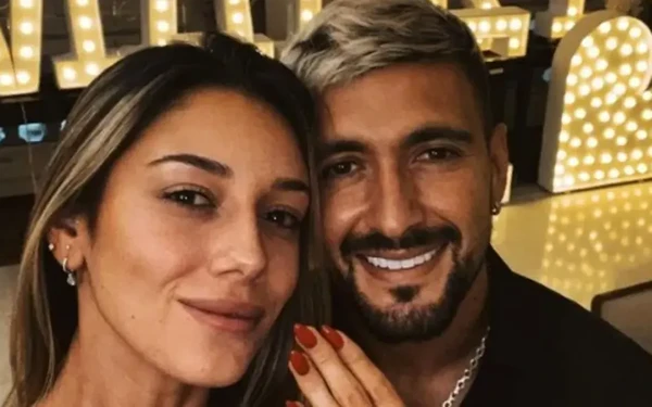 Arrascaeta  e Camila Bastiani por Reprodução