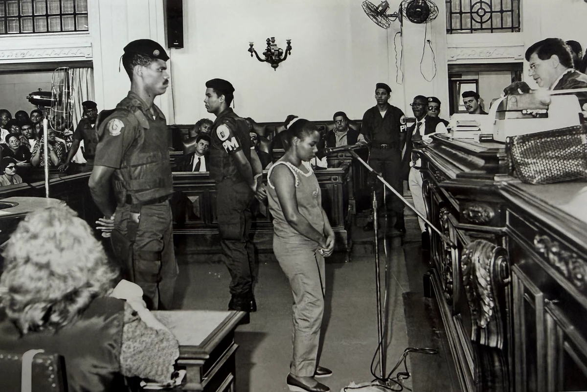 Julgamento de Lourdes Maria, em abril de 1994 por Almiro Lopes/Arquivo CORREIO