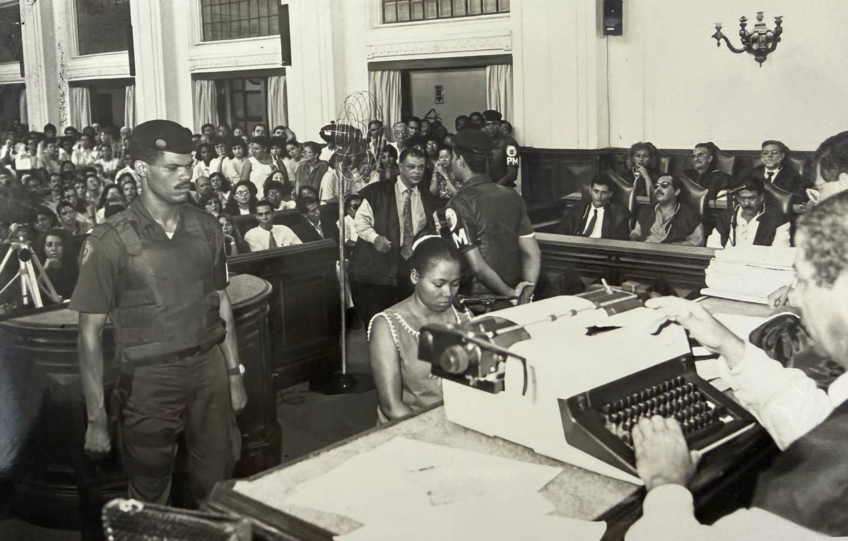 Julgamento de Lourdes Maria, em abril de 1994 por Almiro Lopes/Arquivo CORREIO