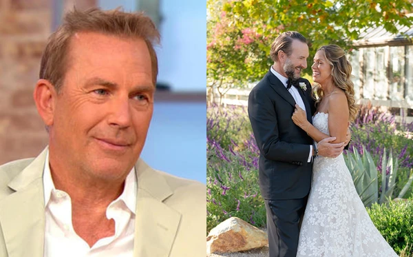 Kevin Costner, Josh Connor e Christine Baumgartner