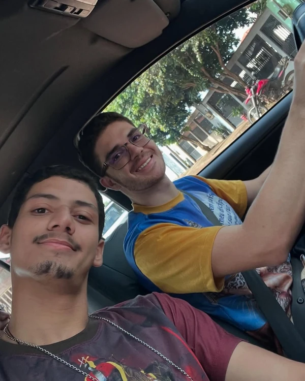 Melqui Ferraz e Denisson Santos por Reprodução/Instagram