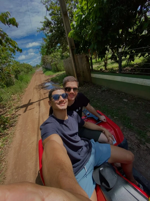 Melqui Ferraz e Denisson Santos por Reprodução/Instagram