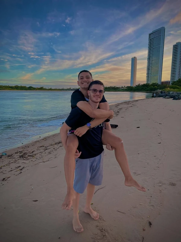 Melqui Ferraz e Denisson Santos por Reprodução/Instagram