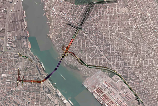 Túnel vai ligar Santos ao GuarujáTúnel vai ligar Santos ao Guarujá por Divulgação