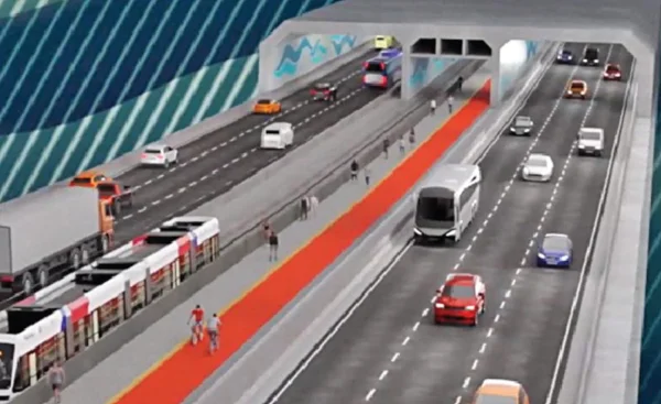 Túnel vai ligar Santos ao Guarujá por Divulgação