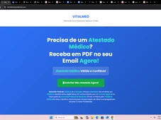 Imagem - Vitalmed alerta para venda atestados médicos em site fake