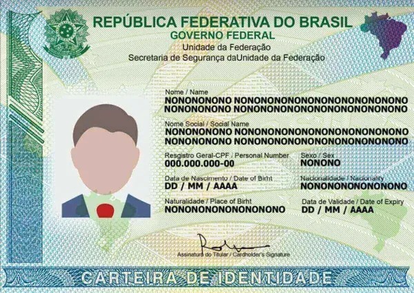 Carteira de Identidade Nacional por Divulgação